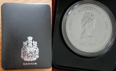 Canada Kanada 1952-1977 silver jubilee ElisabethII silber 1 dollar