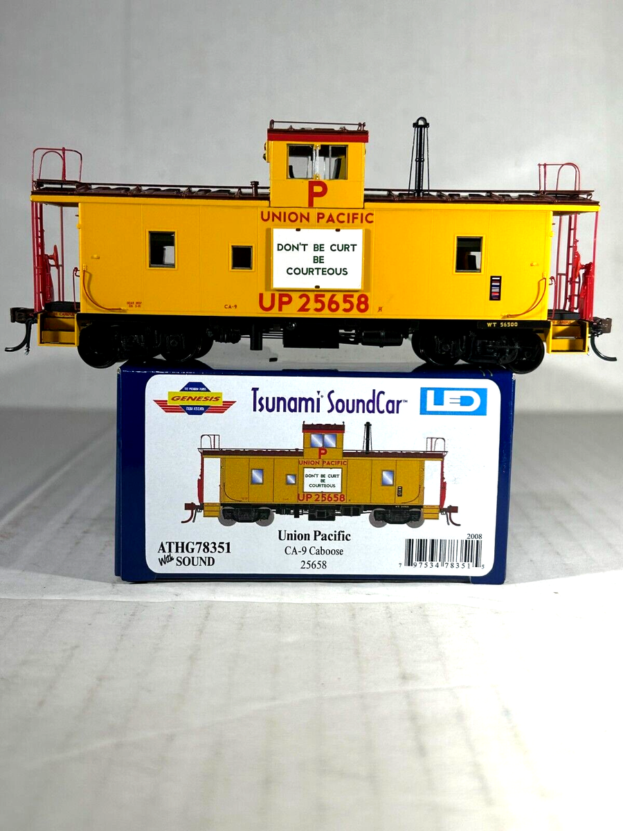 ATHEARN HO SCALE CA-9 CABOOSE WITH TSUNAMI SOUND UNION
