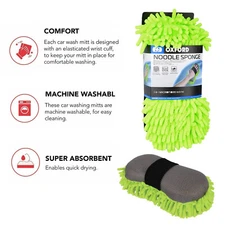 Microfiber Large Absorbent Chenille Noodle Car Cleaning Sponge Brush Auto Wash