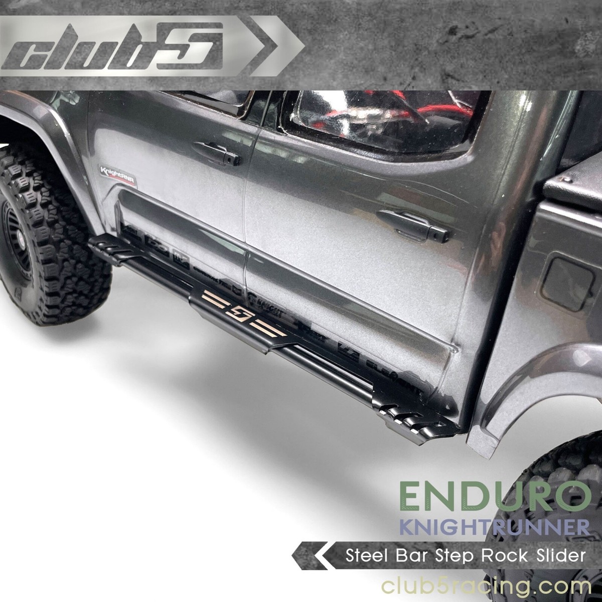 Club 5 Racing Scale Parts Club 5 Racing Steel Bar Step Rock Sliders ...