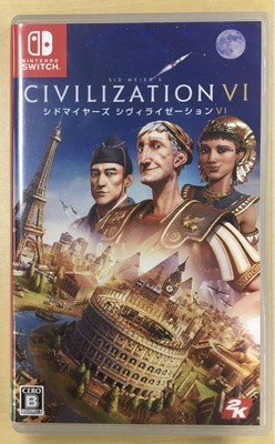 Sid Meiers Civilization VI Nintendo Switch Video Game with Case From Japan 90