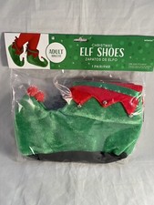 Xmas Elf Shoes Boot Christmas Fancy Dress Costume Adult Novelty Accessories NIP