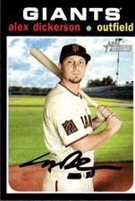 2020 Topps Heritage #364 Alex Dickerson San Francisco Giants