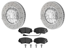 OEM FRONT BRAKE DISCS TEXTAR BRAKE PADS SET FOR VW GOLF R 2.0 MK8 357MM 2020-