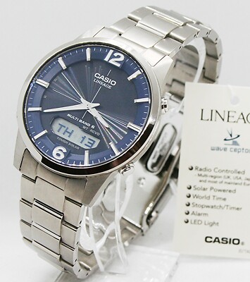   Casio Herrenuhr Funk Lineage LCW-M170TD-2AER Titan   