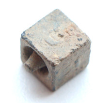 Antique Lead Sevivon Judaica Hanukkah Dreidel סביבון – ויקיפדיה (Y23-12)