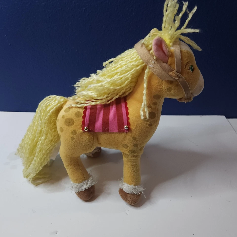FRESA PASTEL MIEL PASTEL CABALLO 10,5" PELUCHE PONY JUGUETE 2004 Bandai Foto 3 de 4