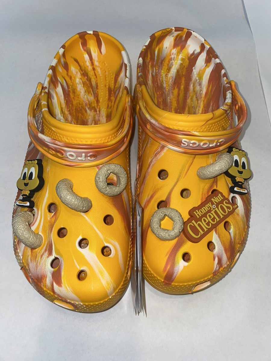 EUC! HONEY NUT CHEERIOS LIMITED EDITION CROCS SIZE 12 Crocs Classic Clog Honey Nut Cheerios Men main image 3