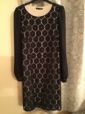 Black evening dress, size 14, Atmosphere.