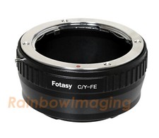 Contax Yashica C/Y Lens to Sony E-Mount A6600 a6500 a6400 a6300 a6000 Adapter