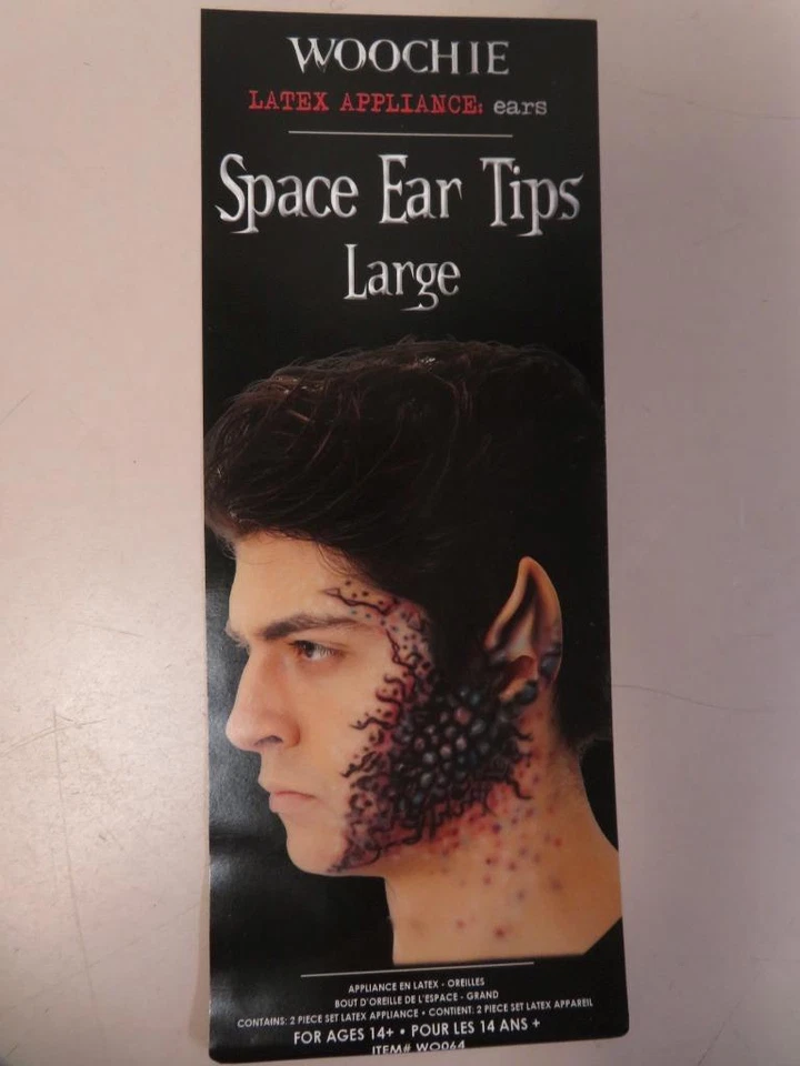 Woochi Cinema Secrets Space Ear Puntas Grande Halloween Disfraz Orejas de Elfo WO064 Foto 2 de 4