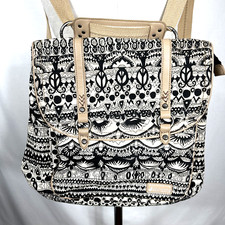 Sakroots Crossbody Convertible Backpack Multicolor Peace Print Artist Canvas