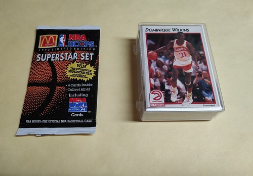 1991/92 NBA Hoops McDonalds 62 Card Set... '92 Olympics - Jordan 1 UNOPENED PACK