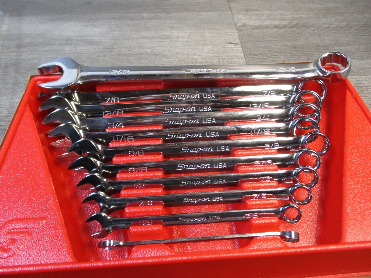 スナップオン S-71 Snapon Snap On Wrench Set SOEX710 Flank Drive Set New 11