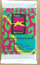 1991 Pro Set Super Stars MusiCards Unopened pack   Non Sport Music Trading cards