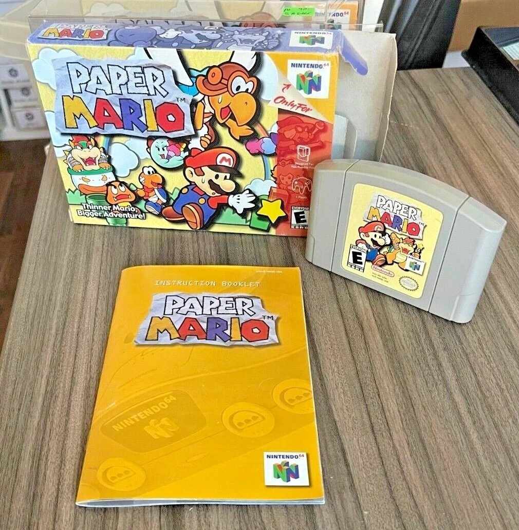 Paper Mario Nintendo 64 Game