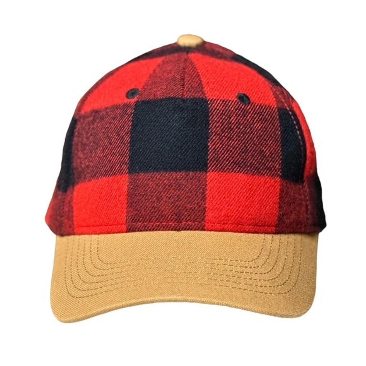 NWOT No Boundaries Buffalo Plaid Flannel Snapback Baseball 