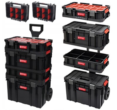 Werkzeugkoffer 6in1 auf Rollen QBRICK 2597 Werkzeugkasten Werkzeug Organizer