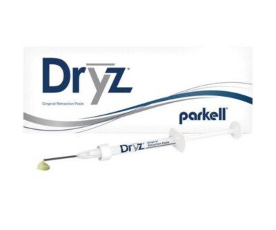 Parkell S180 - Dryz  Gingival Retraction Paste 7 Syringes &15 Applicator Tips