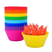 Borealis Baking Premium Silicone Baking Cups - 24 Reusable Cupcake Liners / Muff on sale Borealis Baking Premium Silicone Baking Cups - 24 Reusable Cupcake Liners / Muff on sale