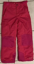 Columbia Girls Bugaboo Omni-Heat Bright Pink Snow Ski Pants SMALL 8
