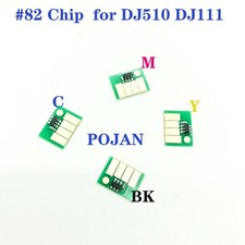 Chip X Cartuchos de tinta chip apto para HP Designjet 510 111 HP82 TINTA CMYK CH565A