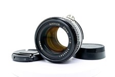 Nikon Ai-s Nikkor 50mm f/1.4 MF Lens w/Front Rear Caps From JAPAN Near MINT 