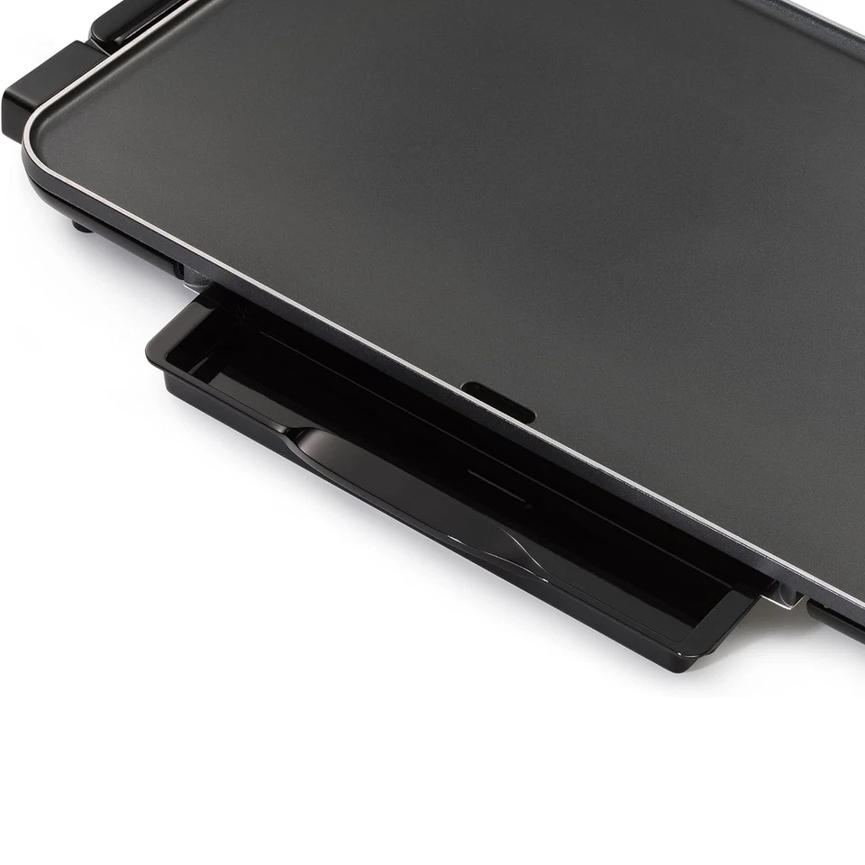 Presto #07072. Slimline Nonstick Electric Griddle. 1500W, Black - Image 4 of 4