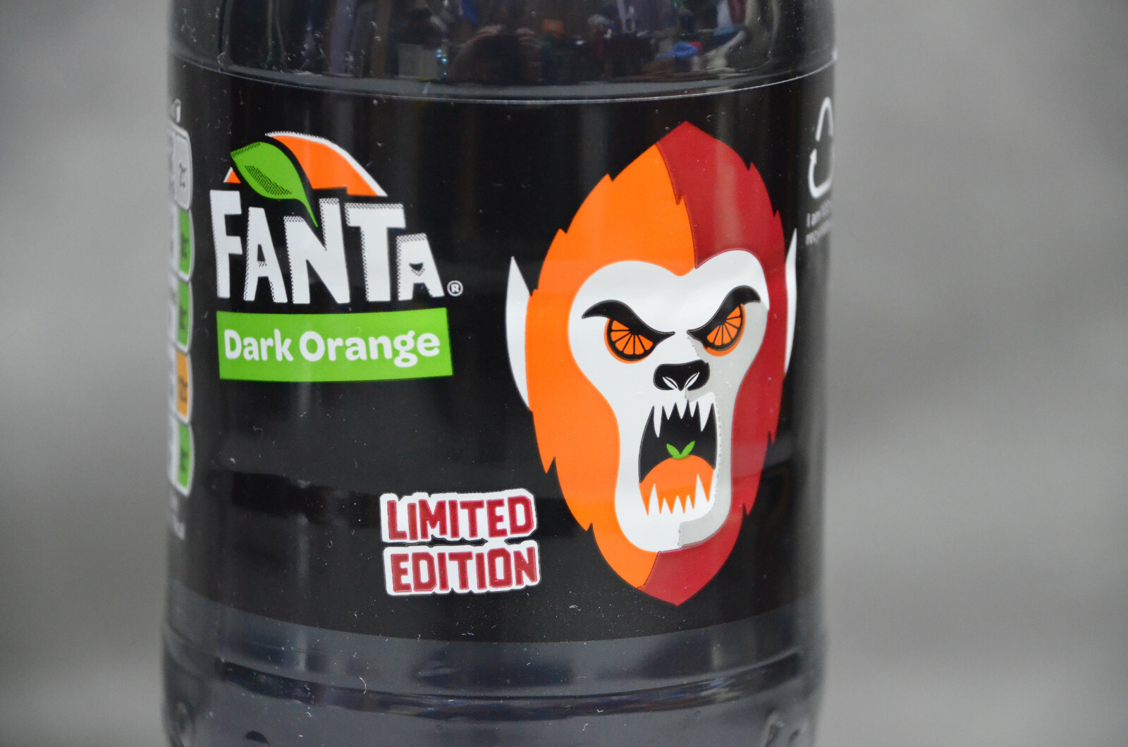 Halloween 2019 Fanta Dark Orange 500ml Plastic Full Bottle UK 
