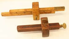 (2) Unbranded Marking Gauges: (1) Single + (1...