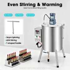 30L Lipstick Paste Filler Heating Mixing Filling Machine Stirring Tank 1.5KW