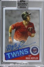 2020 Clearly Authentic 1985 Topps Baseball Max Kepler #TBA-MK Auto 0e7