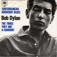 Bob Dylan - Subterranean Homesick Blues (7", Single, Dar) (Very Good Plus (VG+))