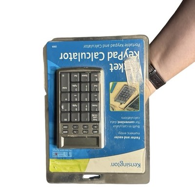 New Sealed Kensington 33059 Pocket KeyPad Calculator Portable