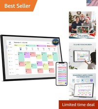 Digital Calendar, 15.6 Inch Wall Planner Digital Calendar  Chore Chart, IPS ...