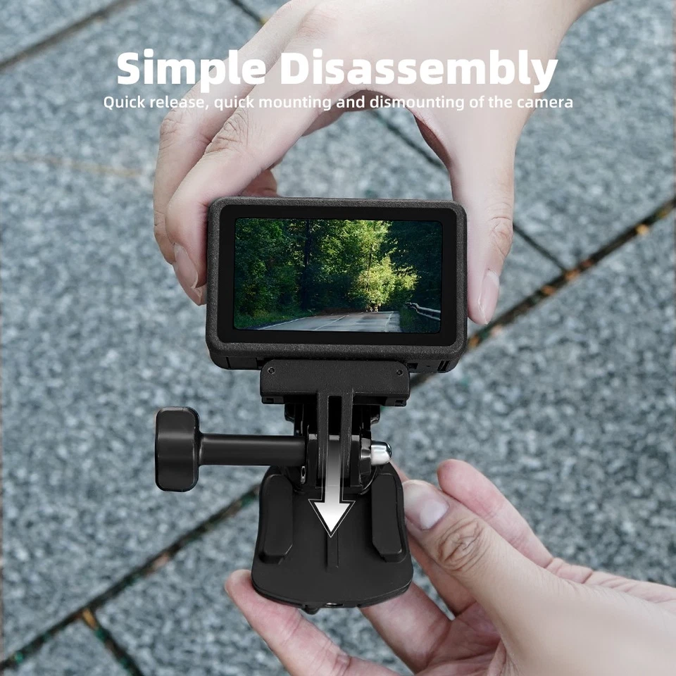 Camera Outdoor Vlog Adapter Clip Mount for GoPro 13/DJI Action5Pro/Insta360 X5 - Image 4 of 4