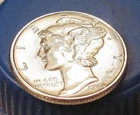 1944 Almost Uncirculated  Dime 90% Silver Sharp Luster   #330 ~ 2