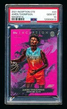 2021 TOPPS INCEPTION OTE AMEN THOMPSON RC MAGENTA ROOKIE #42/99 PSA 10! POP 1!