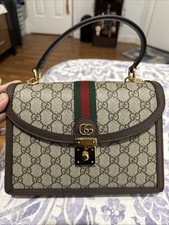 Lady Gucci Ophelia brown GG handbag, adjustable Strap Brand New