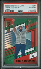 2022 Chronicles WWE Gable Steveson Rookie RC Elite Green /99 #251 PSA 10