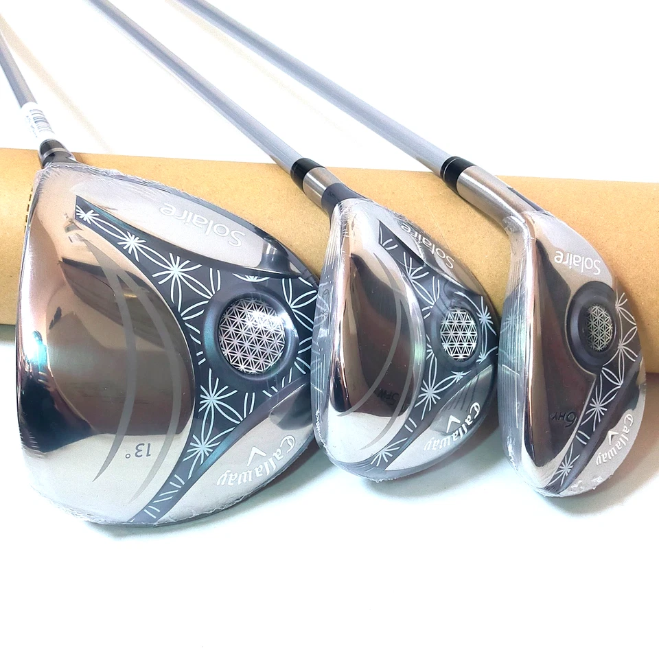 Callaway Ladies Solaire 8-Piece RH Golf Club Set – No Bag – Driver, Woods, Irons - Image 2 of 4