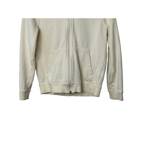 Nike White & Yellow Hooded Sweat Jacket Girl's Size Medium - Picture 4 of 6