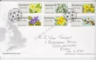 GB ROYAL MAIL FDC 2014 POST & GO BRITISH FLORA SPRING BLOOMS WORLDW 10G