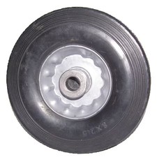 Solid Rubber Wheel, 8 In., 350 Lb.,  1Nwy9
