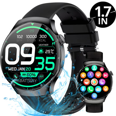 Casual Smart Watch 1.7'' Men (Call Receive/Dial) Android Rugged Fitness Tracker