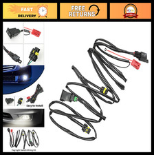 Universal 12v Fog Light Wiring Harness Kit With 40a Power Relay For Vehicles
