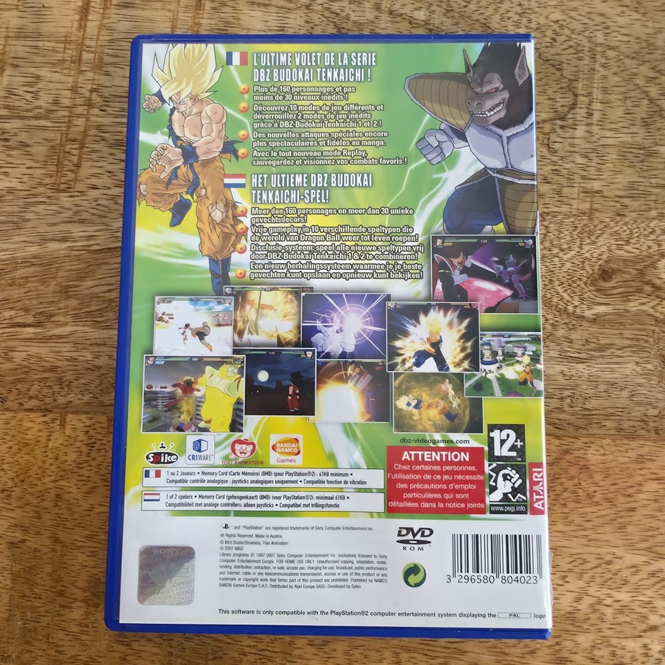 Dragon Ball Z Budokai Tenkaichi 3 PlayStation 2 PS2 PAL - Scratch-Free ...