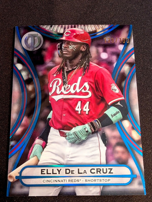 2025 Topps Tribute Blue Refractor #57 Elly De La Cruz /150