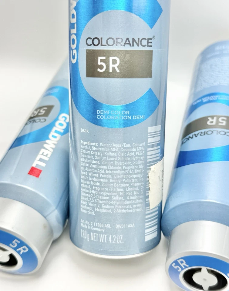 Goldwell Colorance半永久染发剂4.2盎司 罐 (3 包) 全新 — 第 4/4 张图片