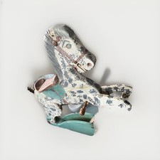 Antique/Vintage Wooden And Metal Rocking Horse